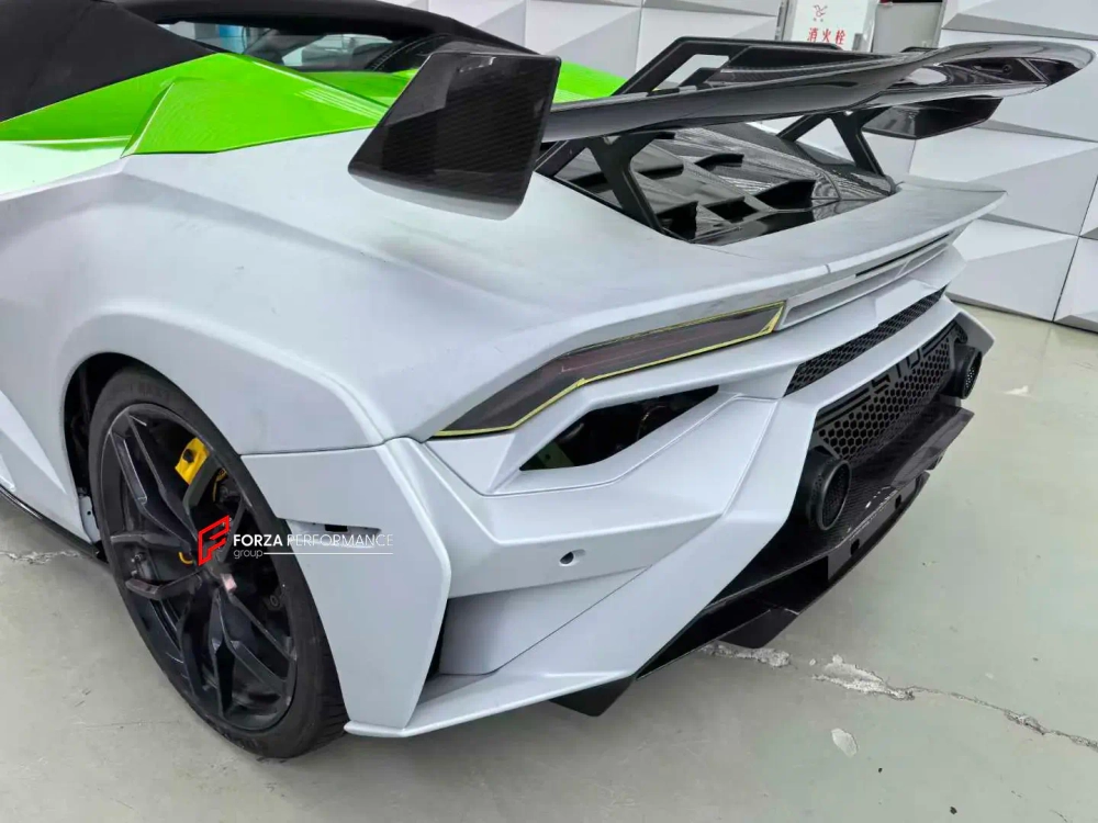Обвес переделка для Lamborghini Huracan LP580 LP610 Spyder 2014-2019 в Huracan STO LP 640 Ламборгини Хуракан
