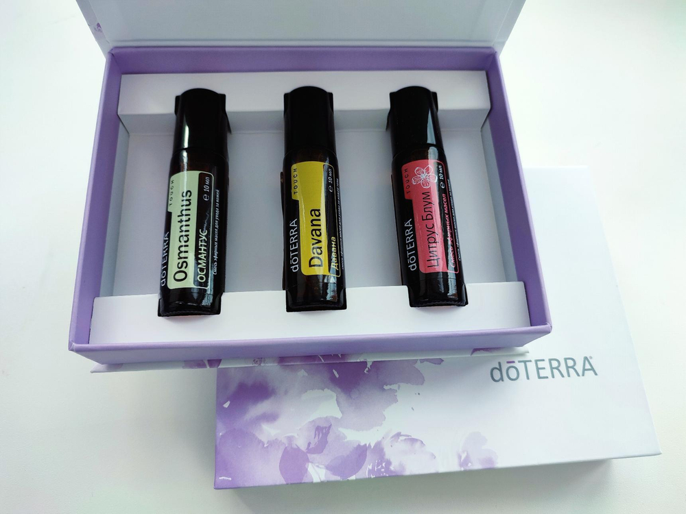 Набор роллеров doTERRA  «Весеннее вдохновение», 3x10 мл