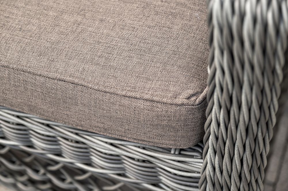 "Гранд Латте" лаунж-зона из искусственного ротанга, цвет графит