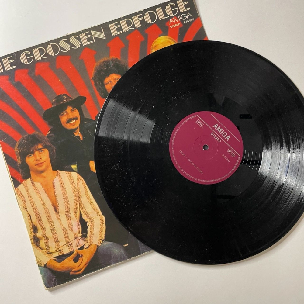 Винтажная виниловая пластинка LP Puhdys Пудис Die Grossen Erfolge (ГДР 1977)