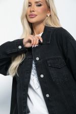 Жакет джинсовый Оклахома (черный) Б11268 LT Collection