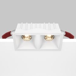 Модульный встраиваемый светодиодный светильник Maytoni Alfa LED DL043-02-10W3K-SQ-W