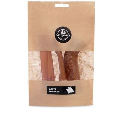 Лакомство для собак Сытый Питомец Аорта говяжья, крафт-пакет 50г