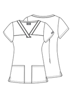 Топ медицинский женский Dickies DK709, хэллоуин, L