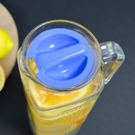 Графин 1,3л "Frigo" с голубой крышкой, без коробки