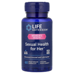 Life Extension, Women's Health, Sexual Health for Her, 60 вегетарианских капсул