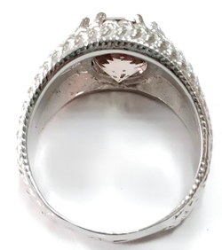 Ювелирное кольцо из серебра 925 пробы,вставка аметрин,размер 21