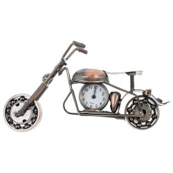 GAEM Изделие декоративное "Мотоцикл" с часами, (1xLR44), L22,5 W8,5 H11,5 см