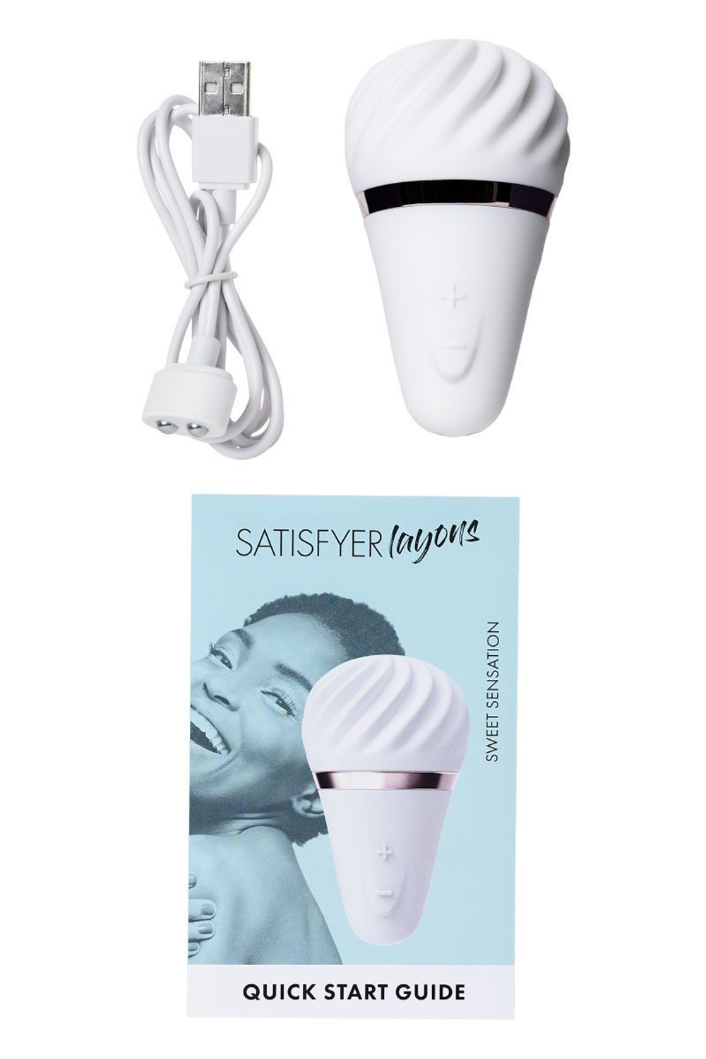 Белый вибромассажер Satisfyer Layons Sweet Sensation