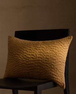 ZARA HOME НАВОЛОЧКА ДЛЯ ДЕКОРАТИВНОЙ ПОДУШКИ С КОНТРАСТНЫМ УЗОРОМ, СВЕТЛО-БЕЖЕВЫЙ