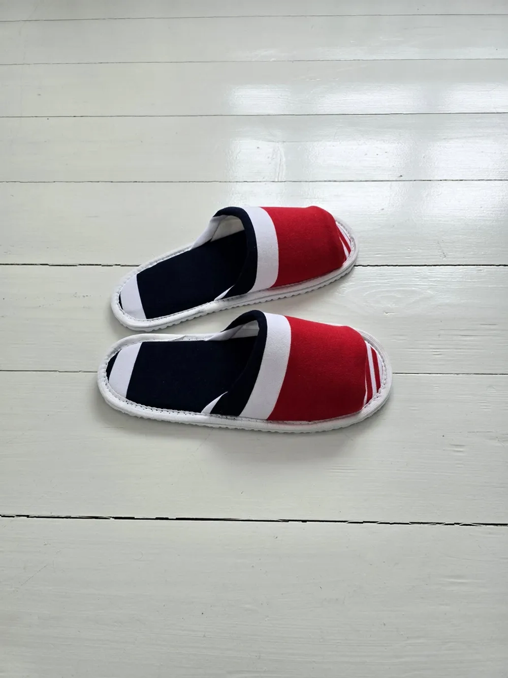 Тапочки в полоску открытые вар.7