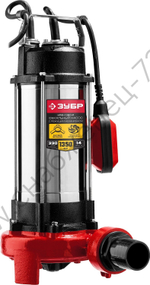 ЗУБР 1350 Вт, фекальный насос с режущим механизмом (НПФ-1350-Р)