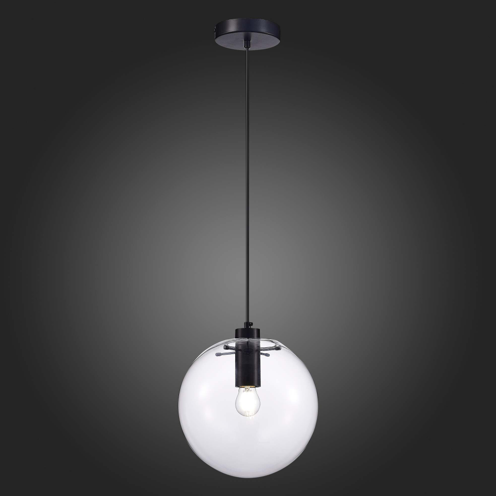 SL1056.413.01 Подвес ST-Luce Черный/Прозрачный E27 1*60W