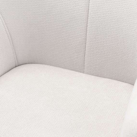 Стул Aline Arms молочный шенилл