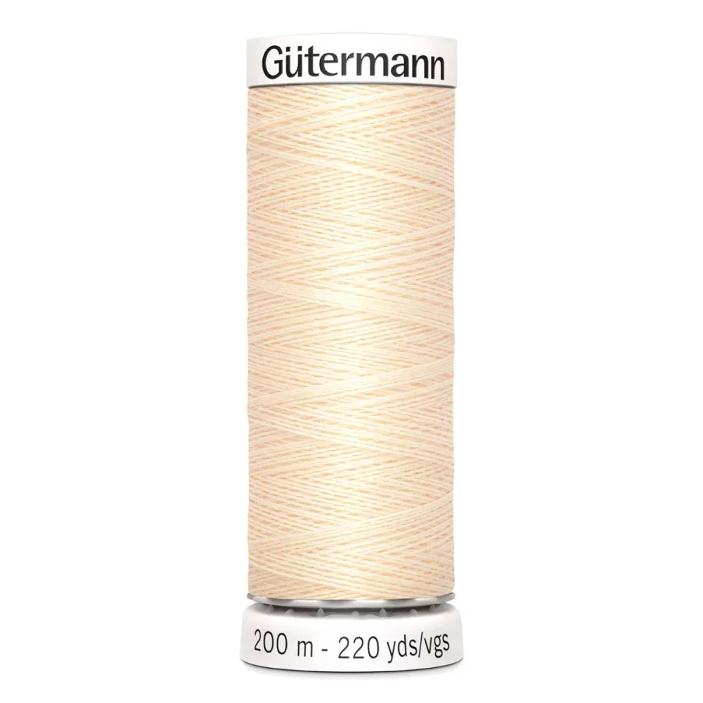 Нить Sew-All 200 м, Gutermann, 414 св.кремово-бежевый