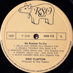 Eric Clapton ‎– No Reason To Cry (Скандинавия 1976г.) Т
