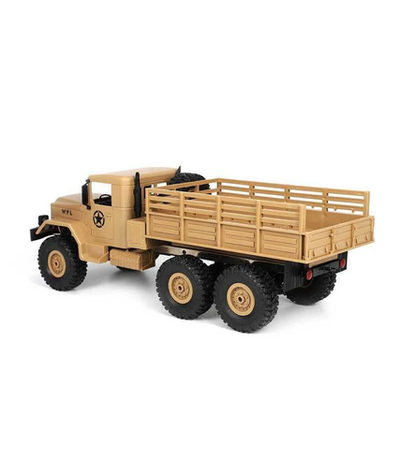 Радиоуправляемая машина WPL B-16R военный грузовик (песочный) 6WD 2.4G 1/16 RTR