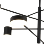 Подвесной светодиодный светильник Mirastyle XL-21016/4+4 BK