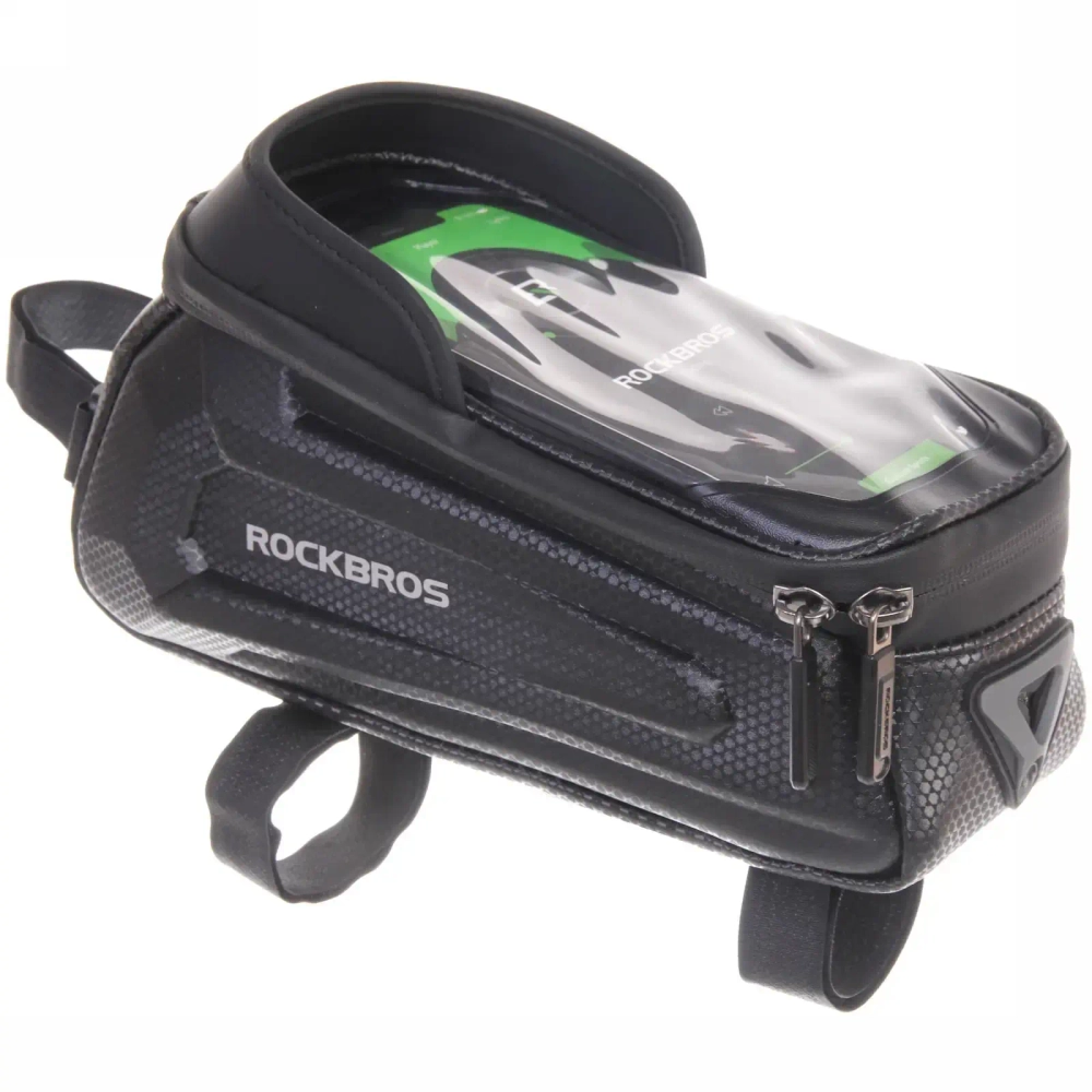 Сумка велосипедная на раму Rockbros B68, 24*10*8,2 см, объем 1,7л