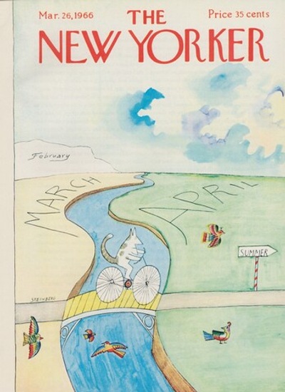 Постер журнала The New Yorker 26-03-1966