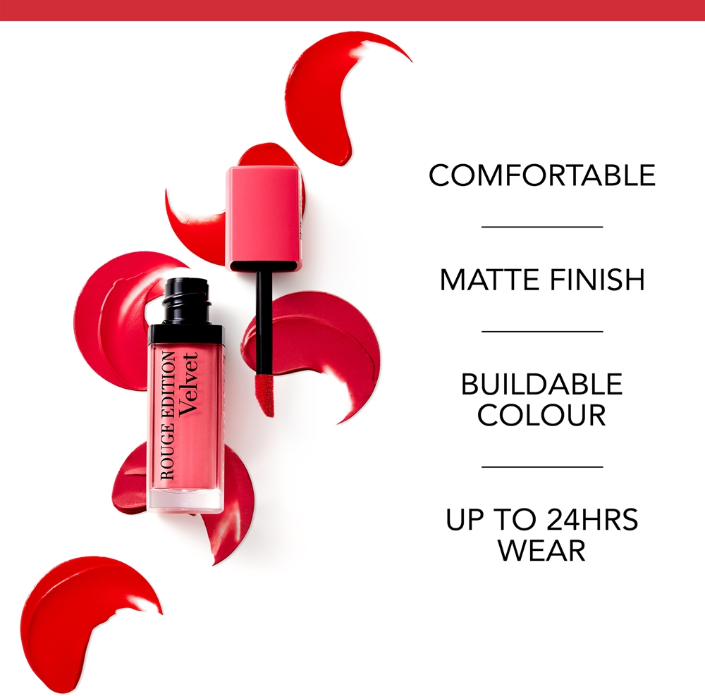 Bourjois Rouge Edition Velvet - Помада для губ с матовым покрытием оттенок 07 Nude-Ist, 7 ml
