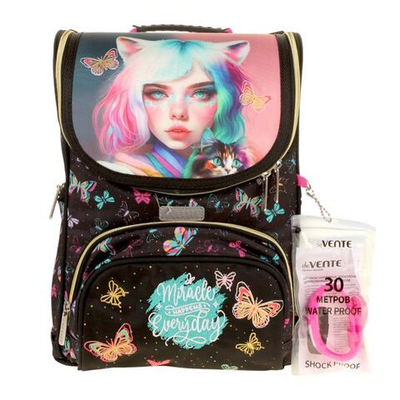 Ранец школьный жесткий 35x26x20 см 14л "Mini. Miracle" (deVENTE)