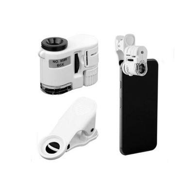 Микроскоп Kromatech 60x мини, с подсветкой (1 LED) и ультрафиолетом (9595W)