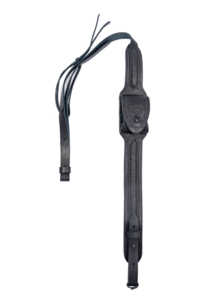 Ремень карабинный с патронташем (3 места) Хольстер 25лет 308Win кожа (чёрный)