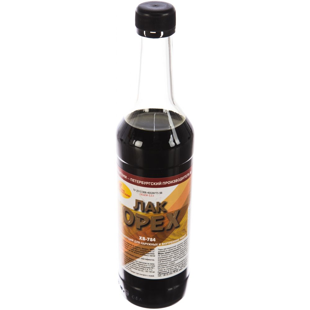Лак ХВ-784 0,5л Орех /Петрохим (213)