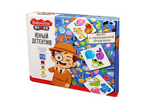 Игра настольная Юный детектив Дело о пропавшей игрушке