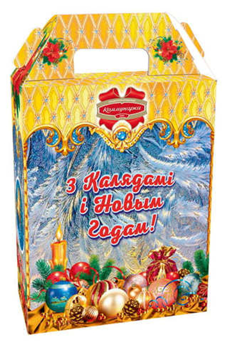 Новогодний подарок "Новогодние узоры" 800г Коммунарка