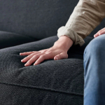 3-местный диван - IKEA ESSEBODA, 94x96x222см, черный, ЭССЕБОДА ИКЕА