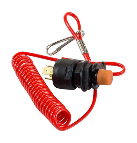 Кнопка аварийной остановки с чекой