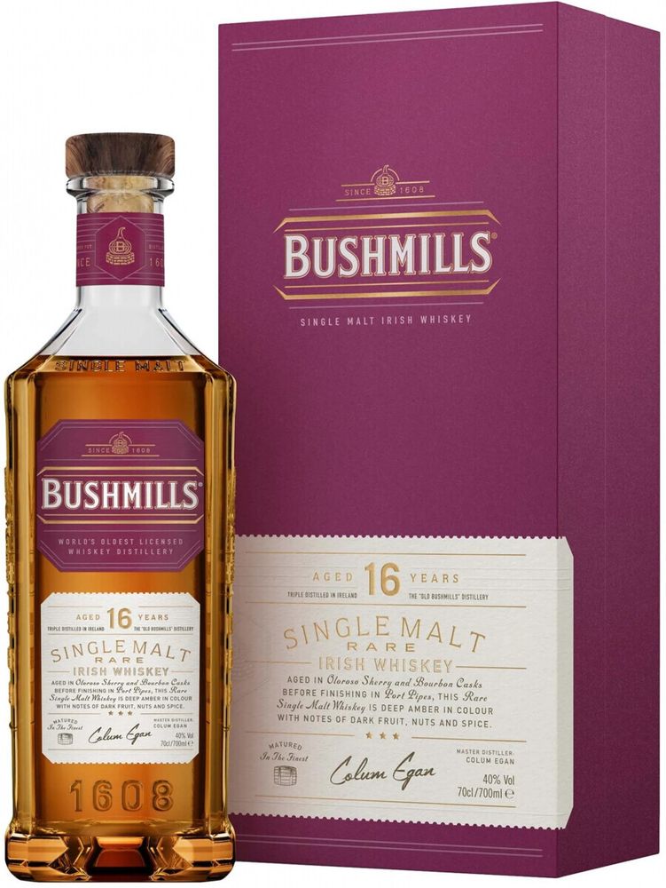 Виски Bushmills 16 Years Old, gift box, 0.7 л