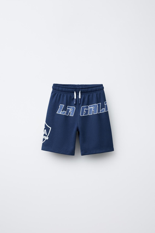 ZARA ОРТЫ-БЕРМУДЫ ИЗ МЯГКОЙ ТКАНИ LOS ANGELES GALAXY MLS ©, МОРСКОЙ СИНИЙ