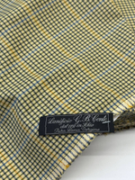 Шерсть костюмно-плательная Vitale Barberis Canonico желтая в клетку