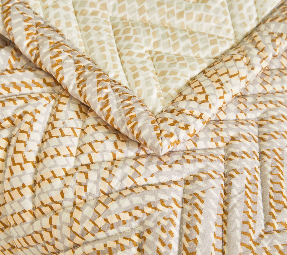 Покрывало стеганое 250х270 Blanc des Vosges Gravity dune песочное