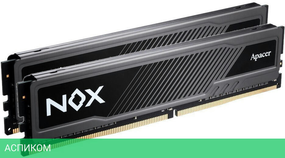 Оперативная память Apacer NOX White 16GB DDR4 3200MHz (AH4U16G32C28YMWAA-2)