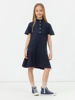 Платье темно-синее для девочки арт. АТ594