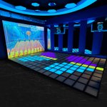 Интерактивный светодиодный пол с проектором «Арена Pixel Battle Plus» 187 шт