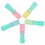 Ластик BRAUBERG "ULTRA PASTEL", 57х24х15 мм, пастельные цвета ассорти, бирюзовый пластиковый держатель, 272688