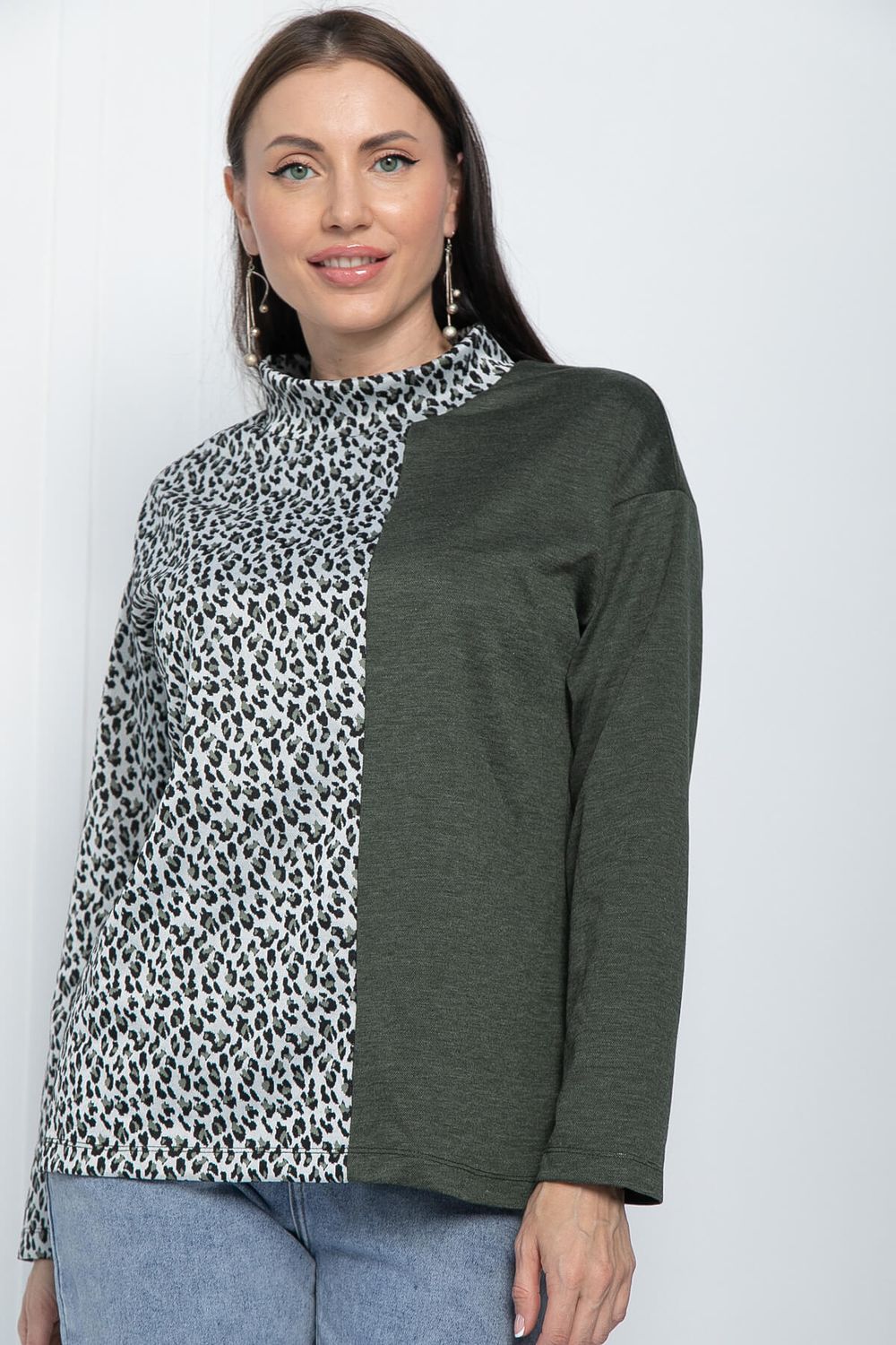 Блуза Элли (хаки) Б11306 LT Collection