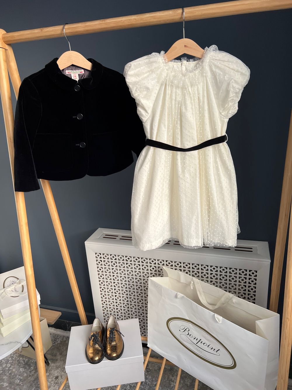 Бархатный жакет Bonpoint, 104