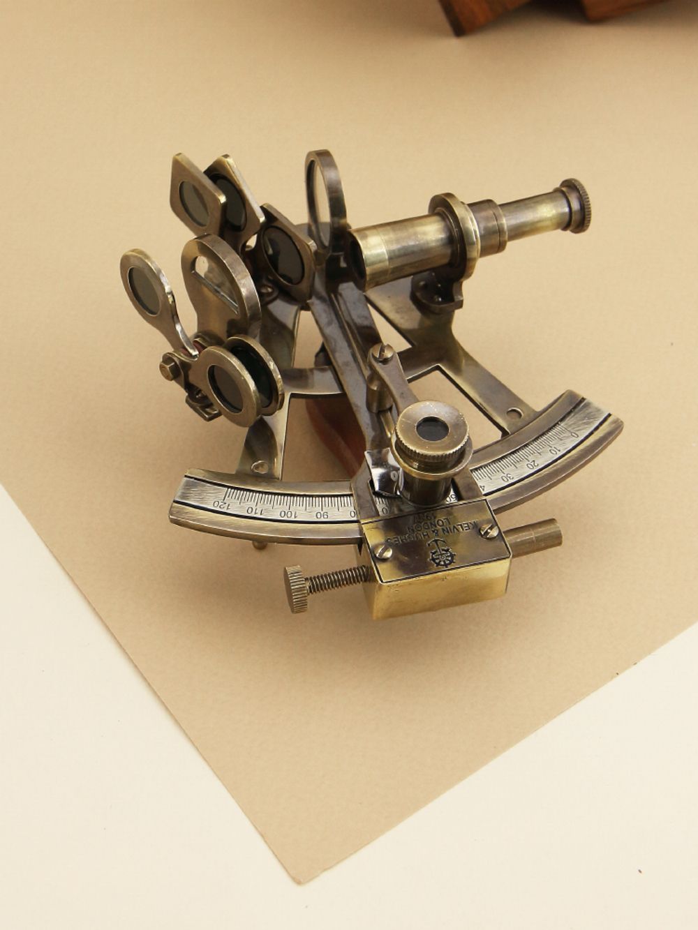 Nautical Морской секстант в деревянном футляре