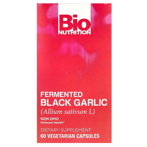 Bio Nutrition, Ферментированный черный чеснок, 450 мг, 60 вегетарианских капсул
