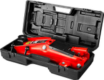 STAYER R-28 RED FORCE, в кейсе, 2 т, 130 - 350 мм, подкатной домкрат для легковых а/м, Professional (43153-2-K)