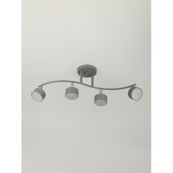 Светильник настенно-потолочный спот Rivoli Vivien 7077-704 4хGX53 15 Вт поворотный | Споты-Подсветки