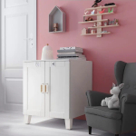Шкаф детский - IKEA PLATSA/SMÅSTAD/SMASTAD, 60x55x63 см, белый, ИКЕА