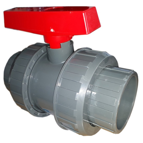 Шаровый кран ПВХ 1,6 МПа d_75, STP075