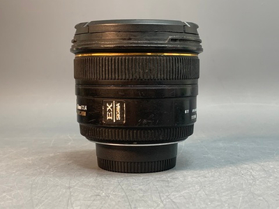 Sigma AF 50mm 1.4 EX DG HSM Nikon F, царапины на линзах